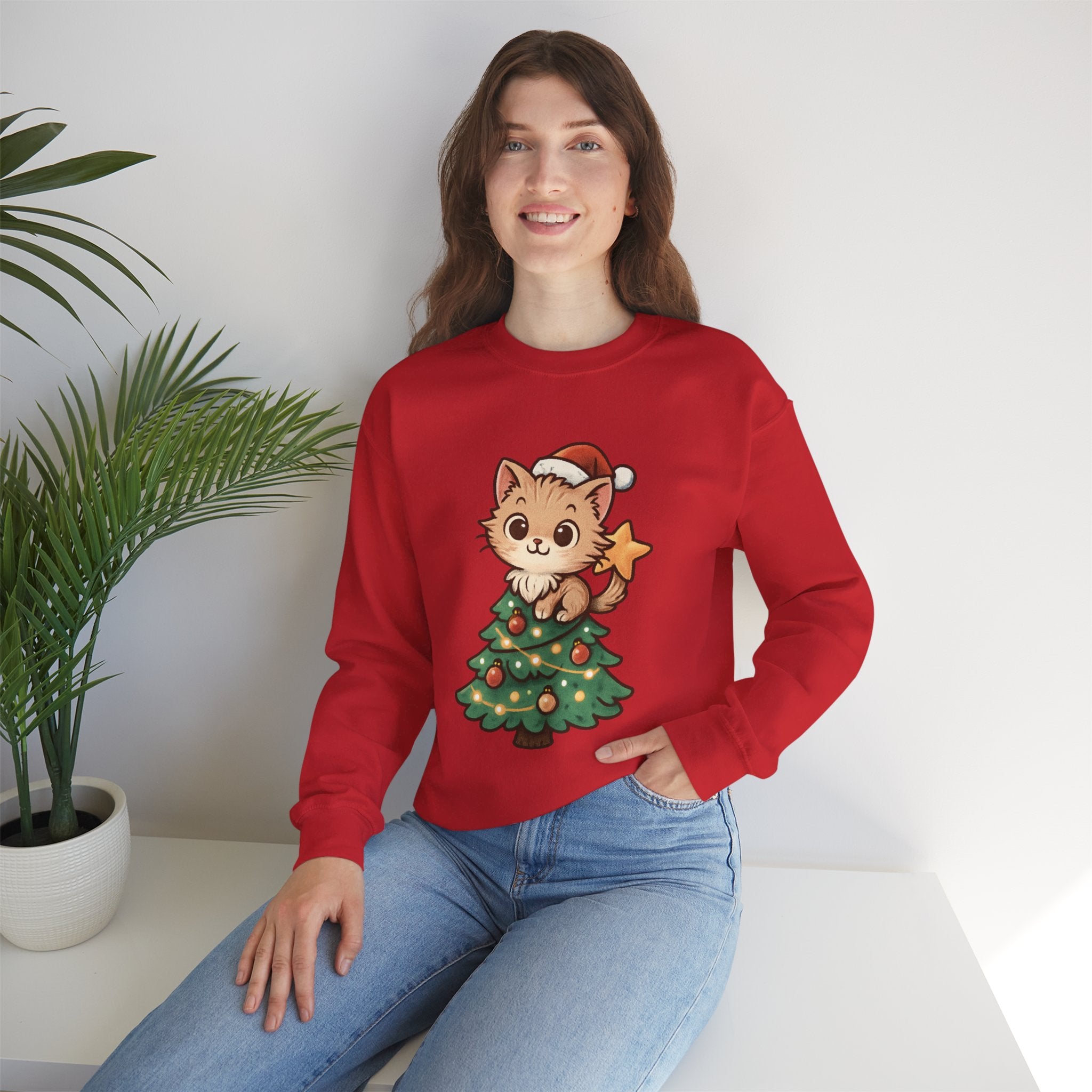 Christmas Cat -Sweatshirt