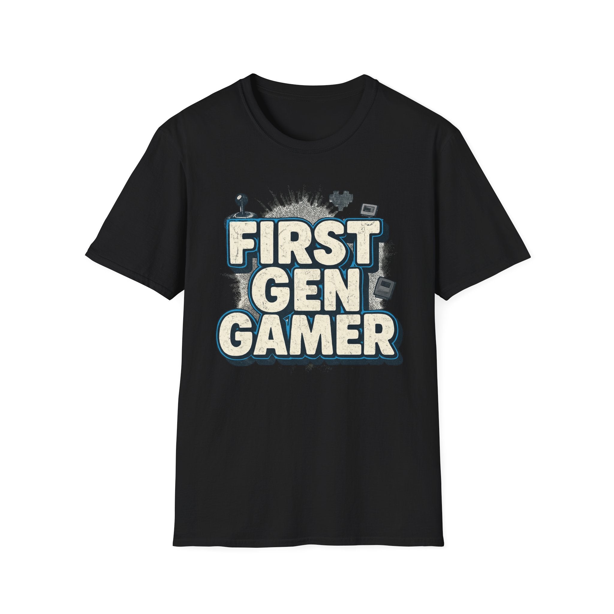 First Gen  Gamer, Blue Outline