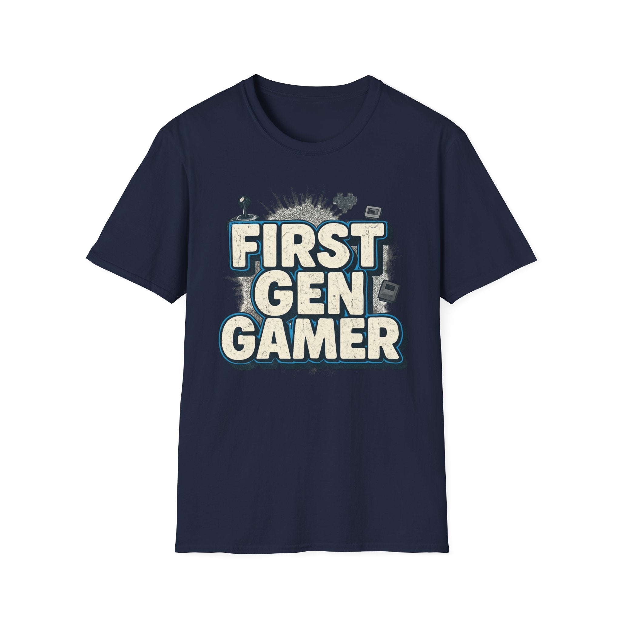 First Gen  Gamer, Blue Outline