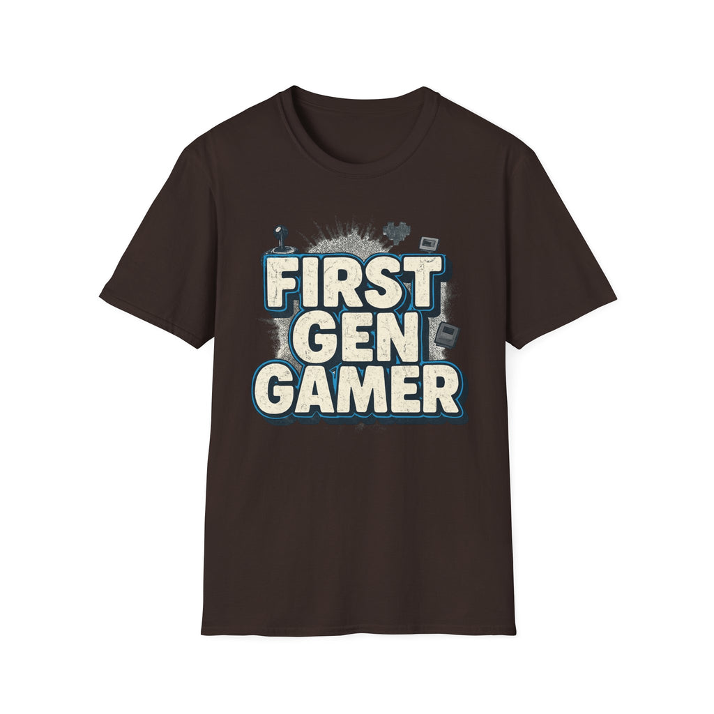 First Gen  Gamer, Blue Outline