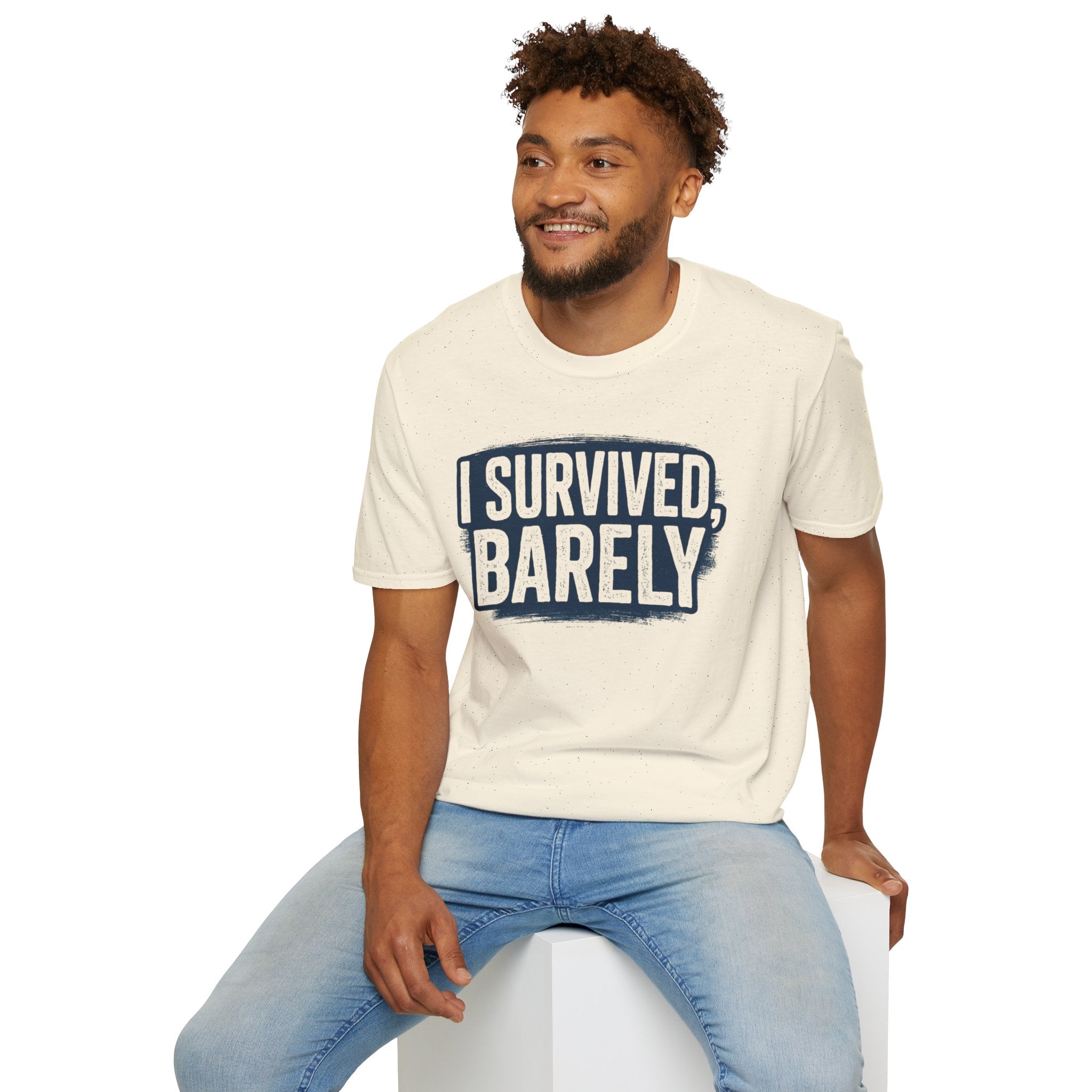 I Survived Barely  Gamer T-Shirt