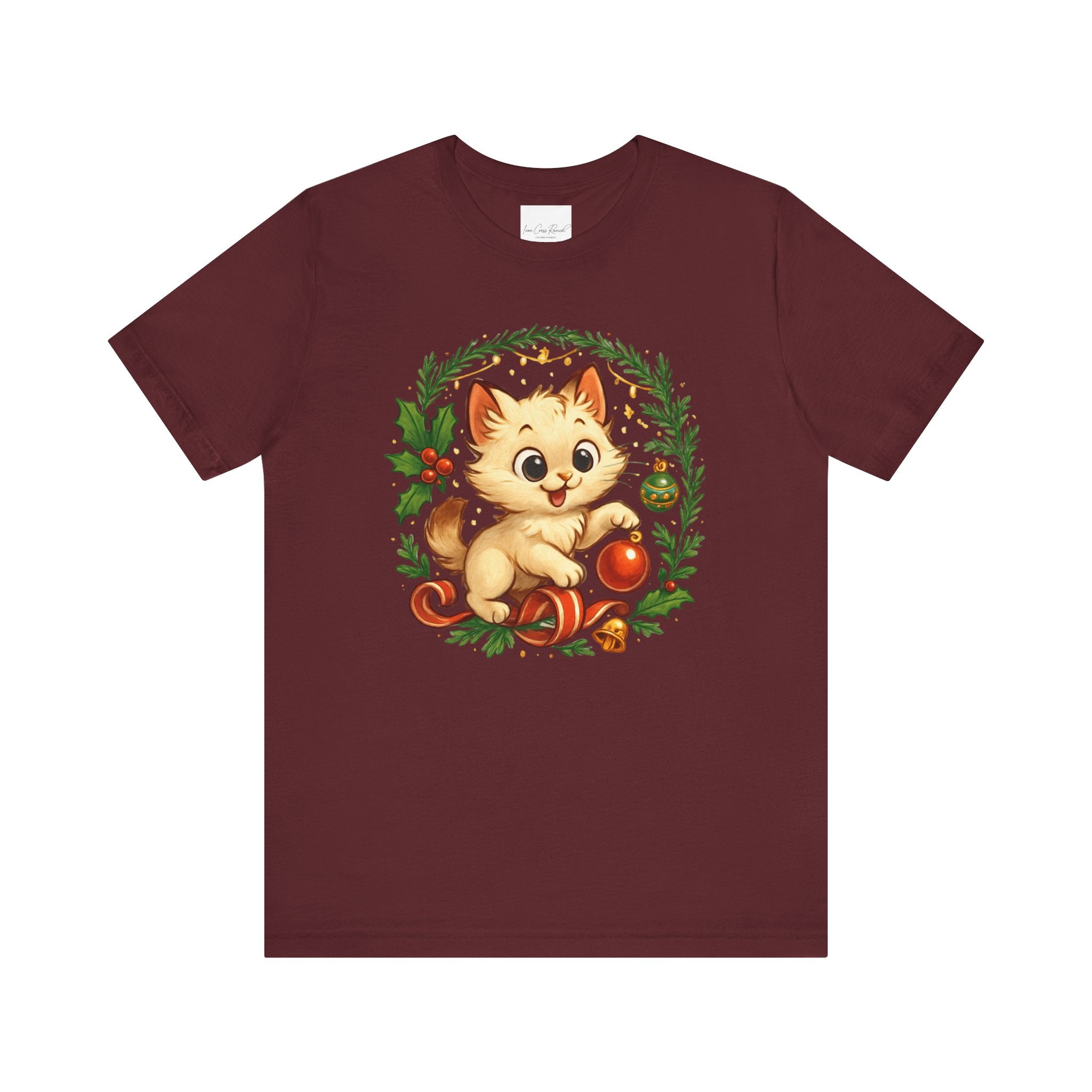 Christmas Kitten Play T-Shirt