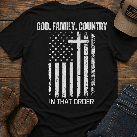 GOD, FAMILY, COUNTRY