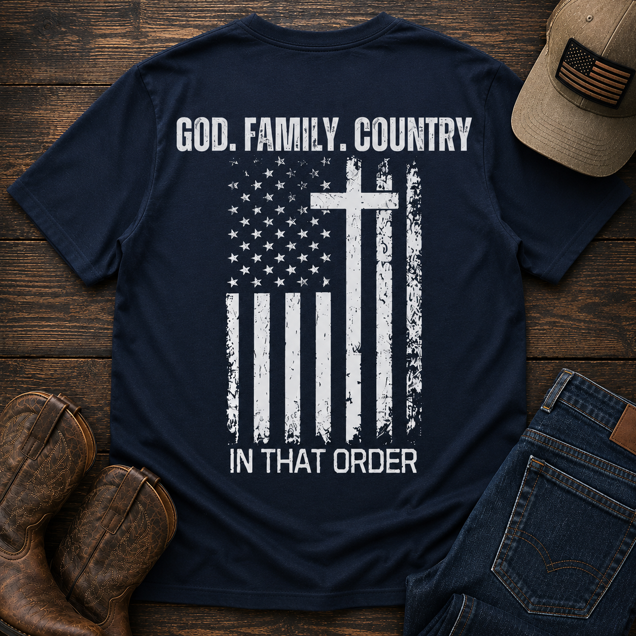 GOD, FAMILY, COUNTRY