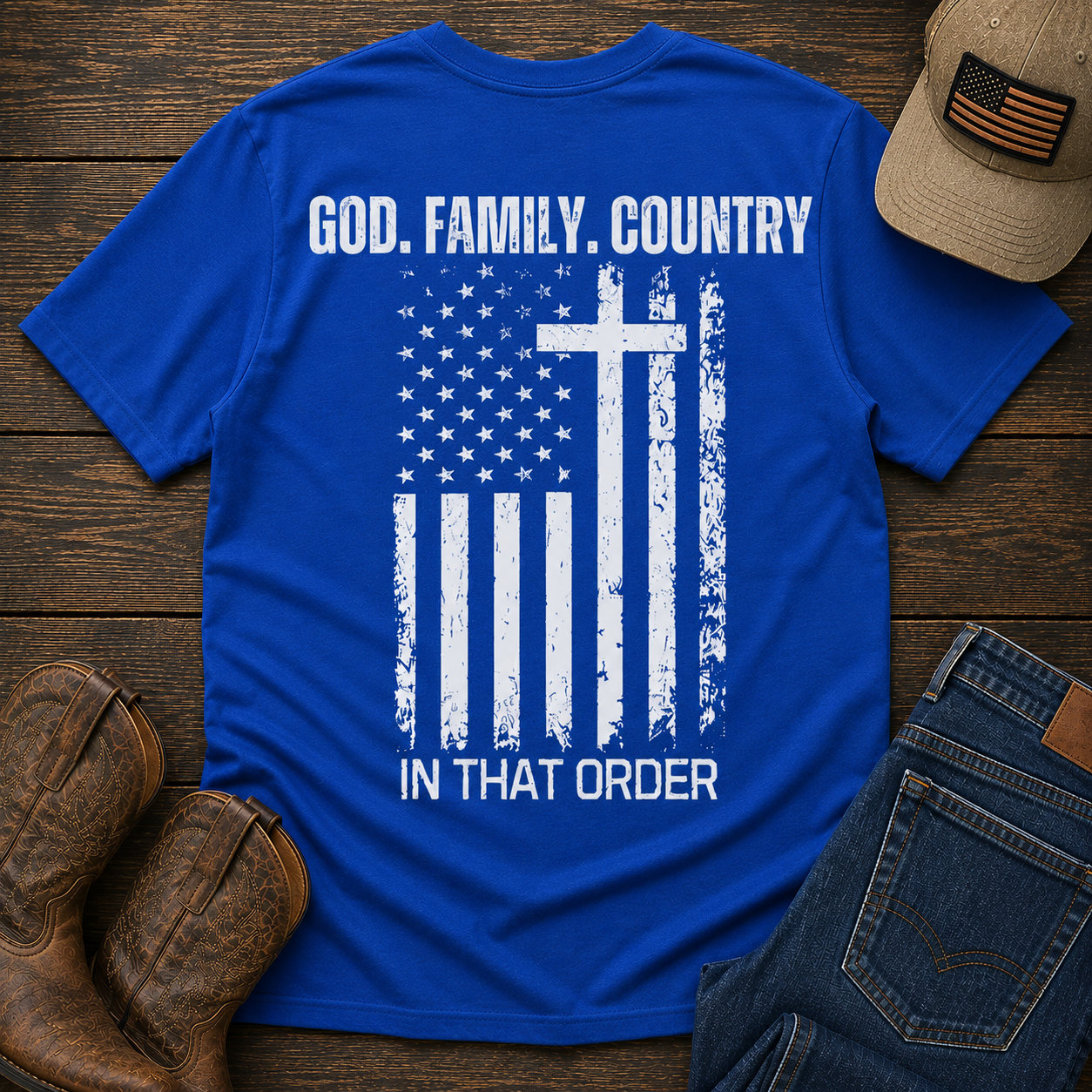 GOD, FAMILY, COUNTRY