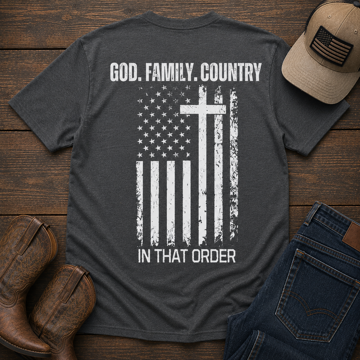 GOD, FAMILY, COUNTRY