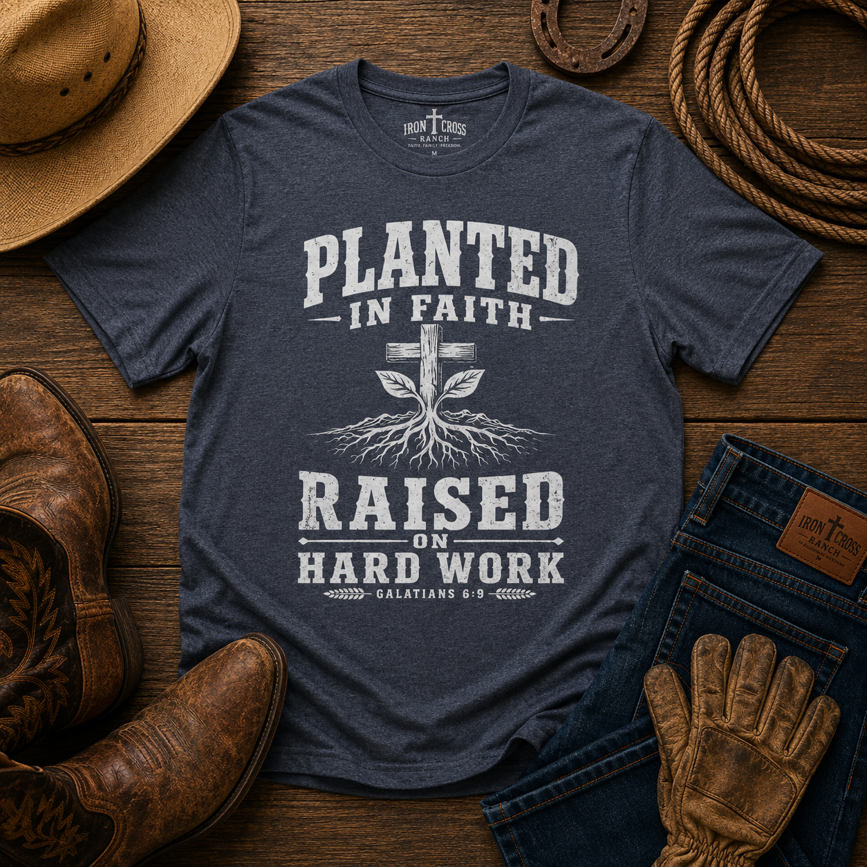 PLANTED IN FAITH RAISED ON HARD WORK