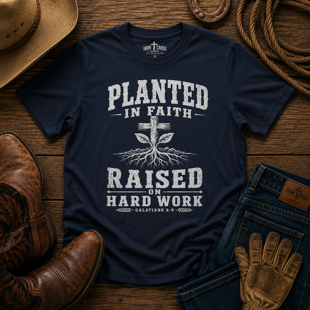 PLANTED IN FAITH RAISED ON HARD WORK