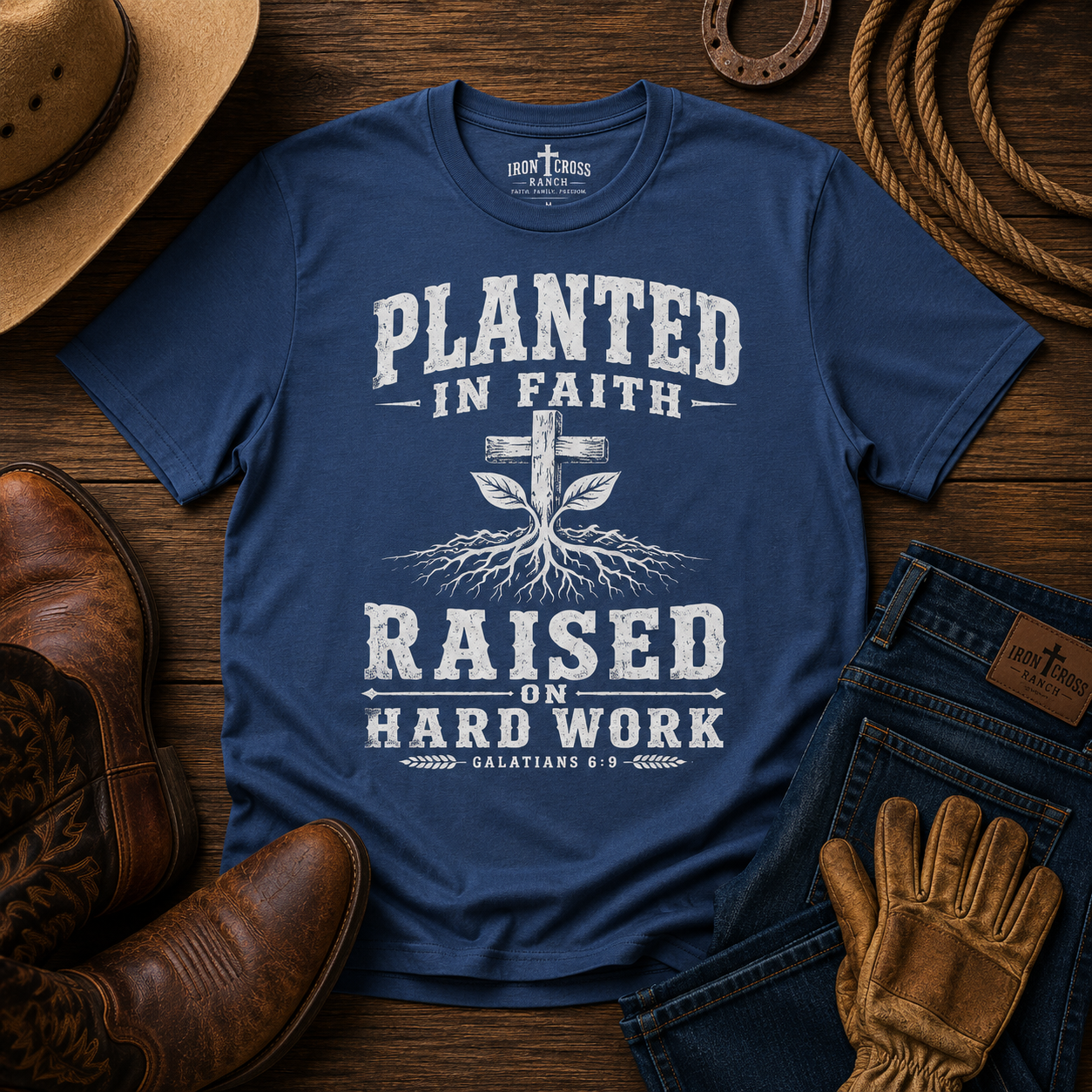 PLANTED IN FAITH RAISED ON HARD WORK