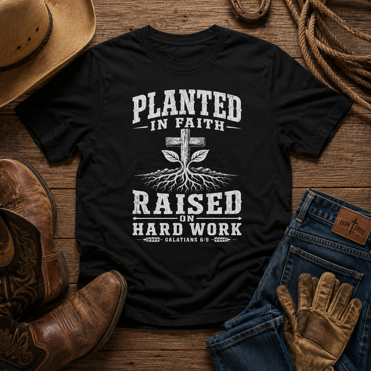 PLANTED IN FAITH RAISED ON HARD WORK