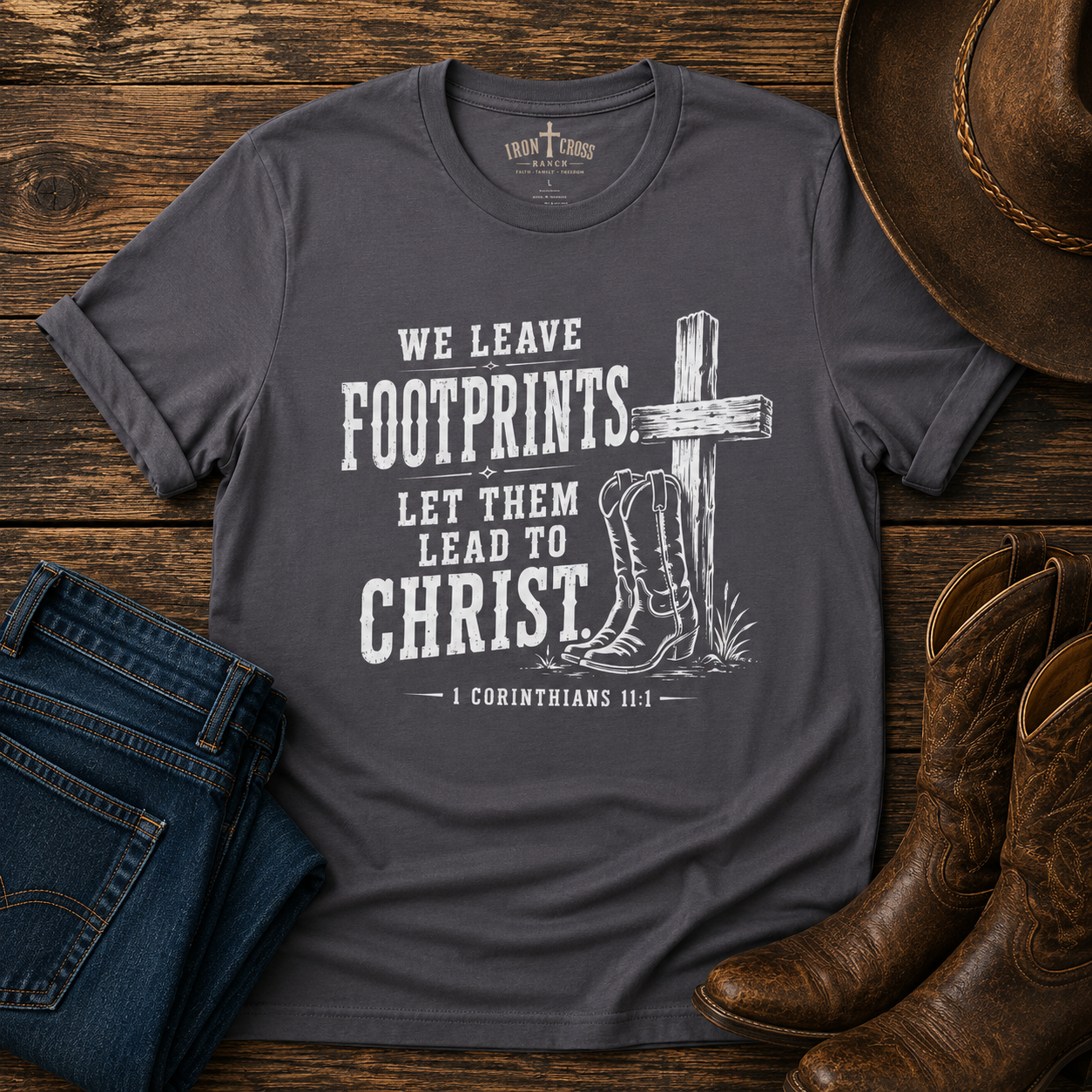 We Leave Footprints Let Them Lead to Christ