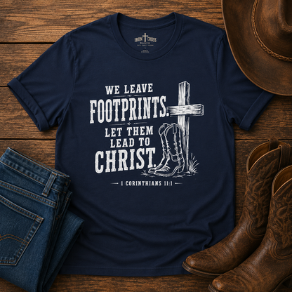 We Leave Footprints Let Them Lead to Christ