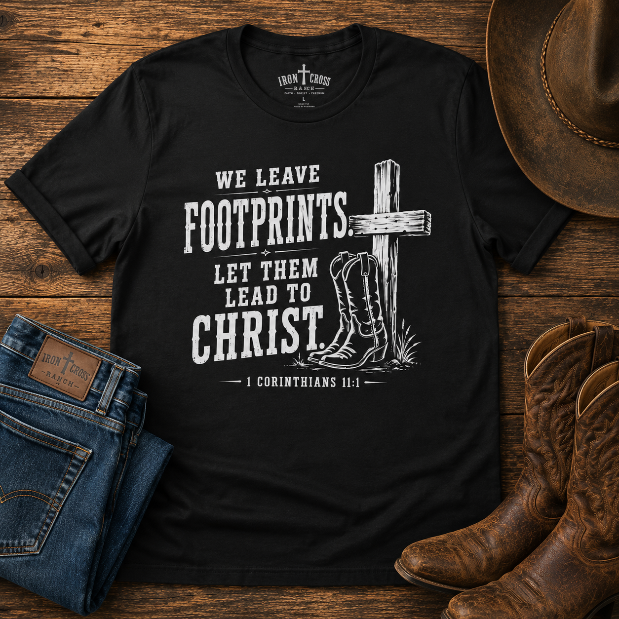 We Leave Footprints Let Them Lead to Christ