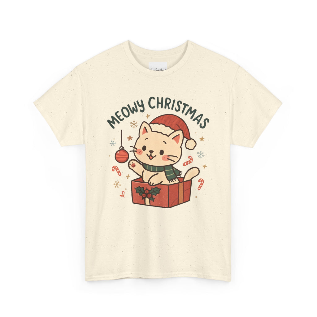 Meowy Christmas Cat Tee