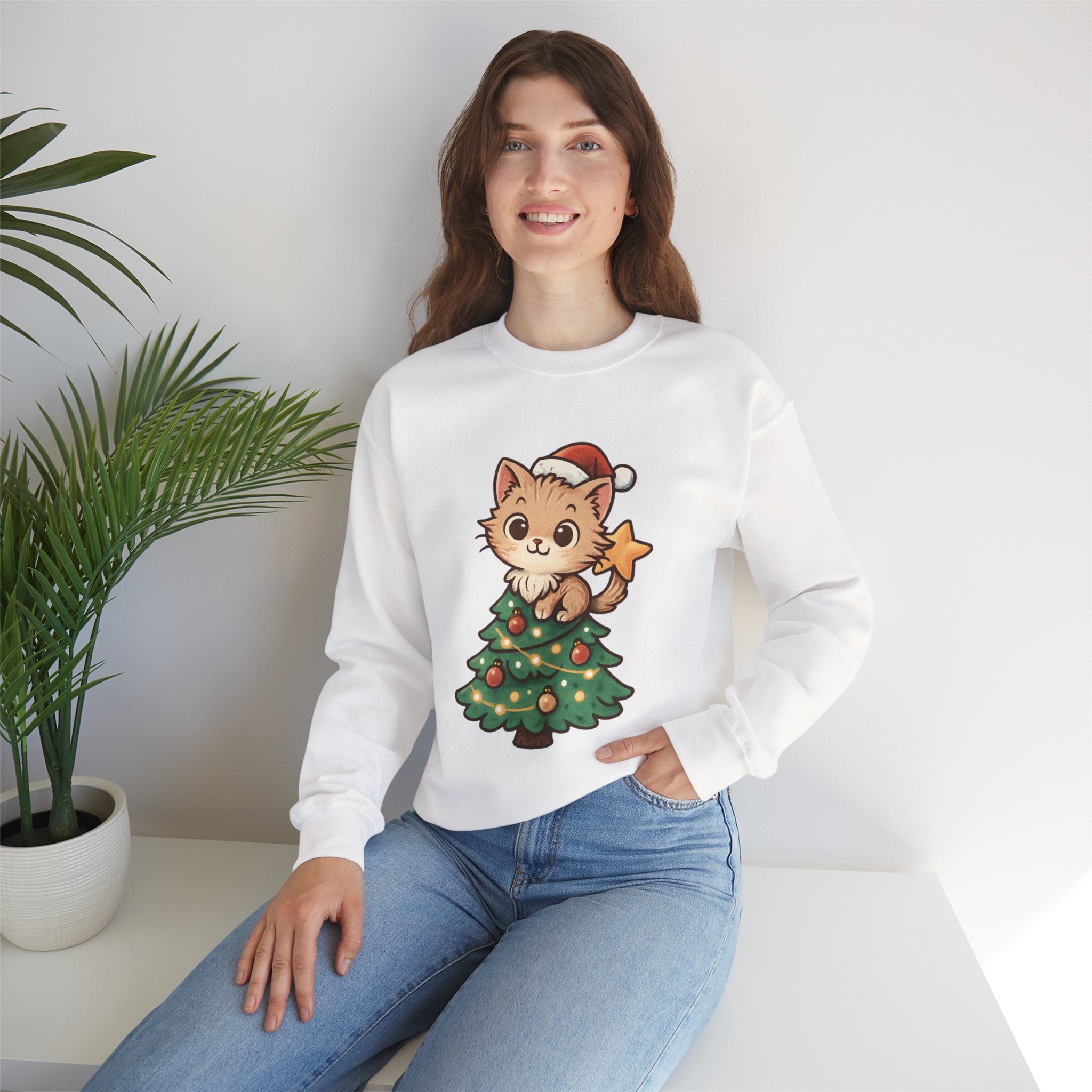Christmas Cat -Sweatshirt