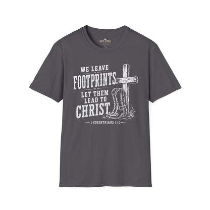 We Leave Footprints Let Them Lead to Christ