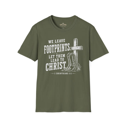 We Leave Footprints Let Them Lead to Christ