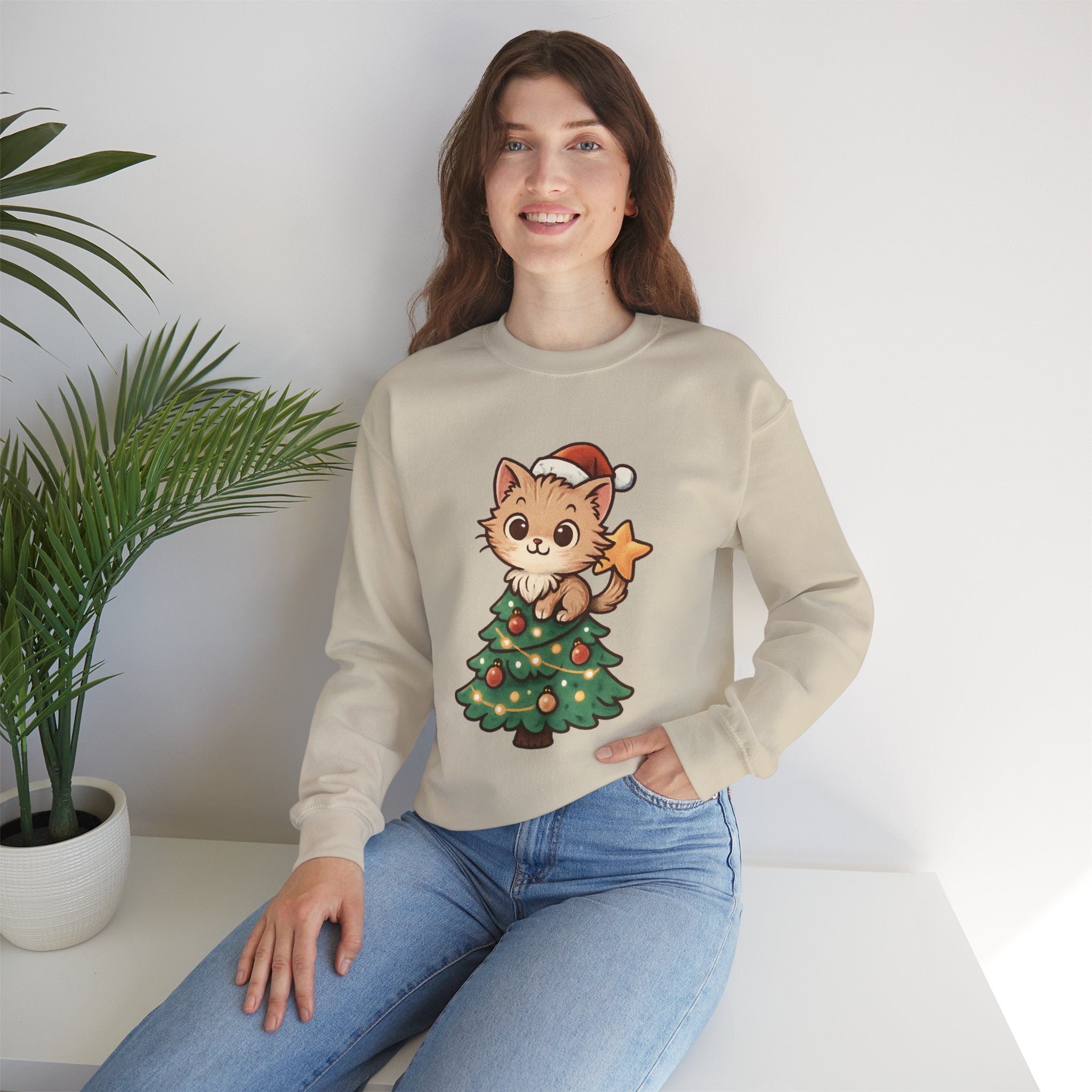 Christmas Cat -Sweatshirt