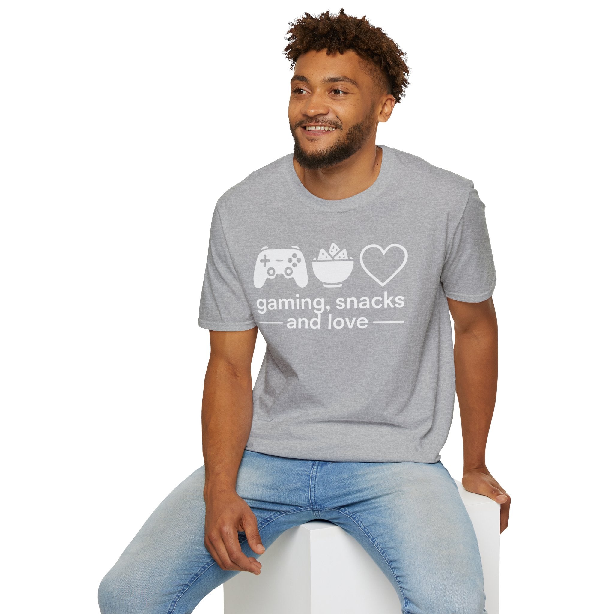 Gaming, Snacks and Love, Gamer T-shirt