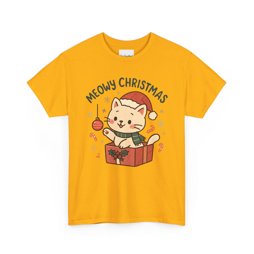 Meowy Christmas Cat Tee