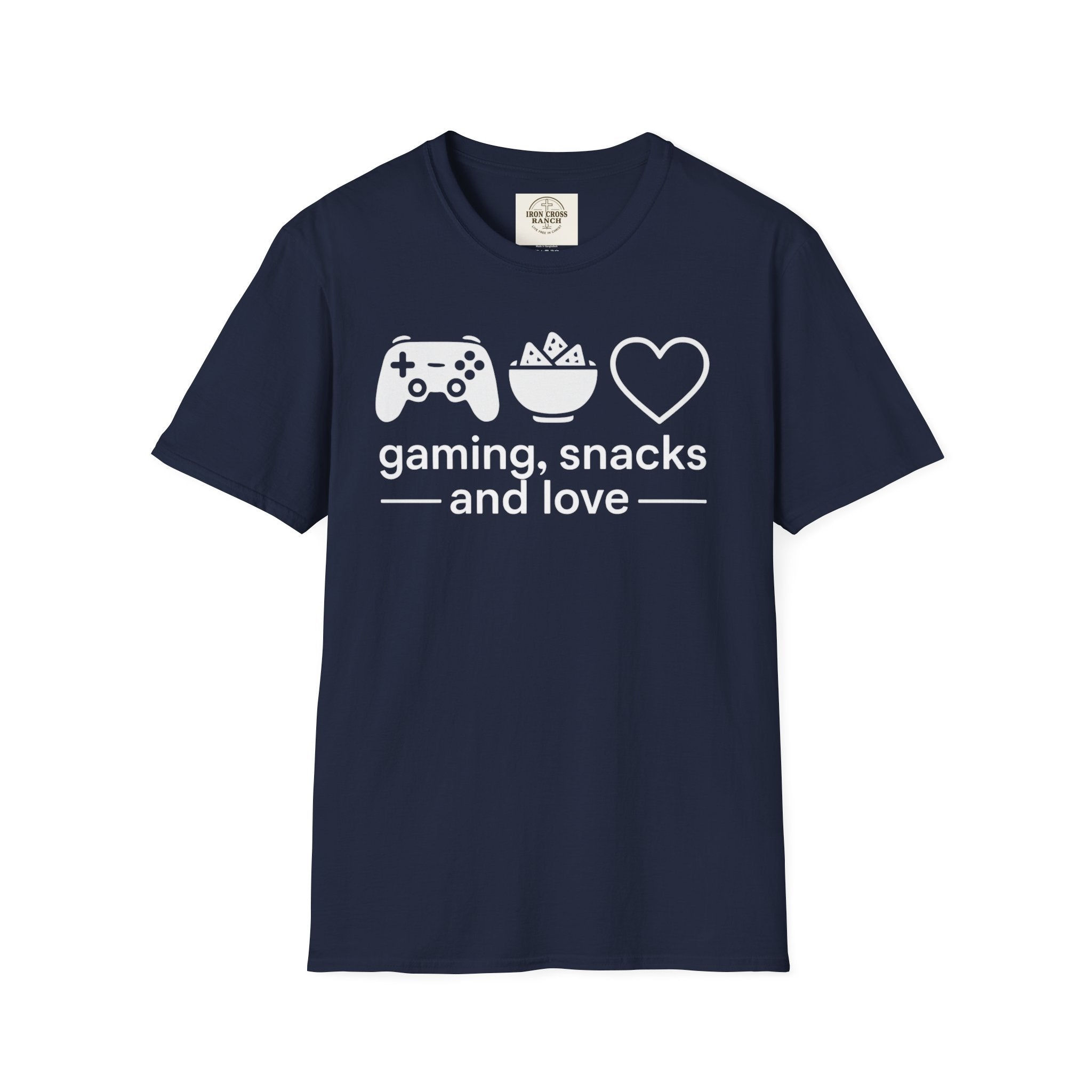 Gaming, Snacks and Love, Gamer T-shirt