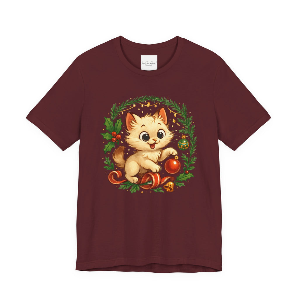 Christmas Kitten Play T-Shirt