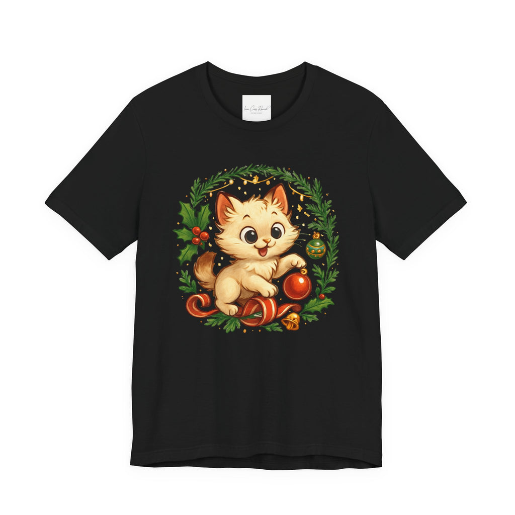 Christmas Kitten Play T-Shirt