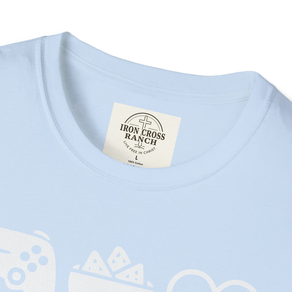 Gaming, Snacks and Love, Gamer T-shirt