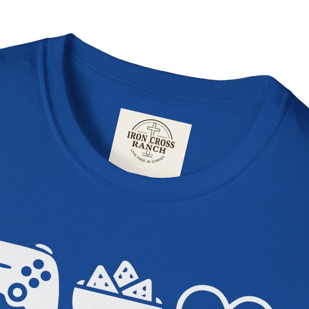 Gaming, Snacks and Love, Gamer T-shirt