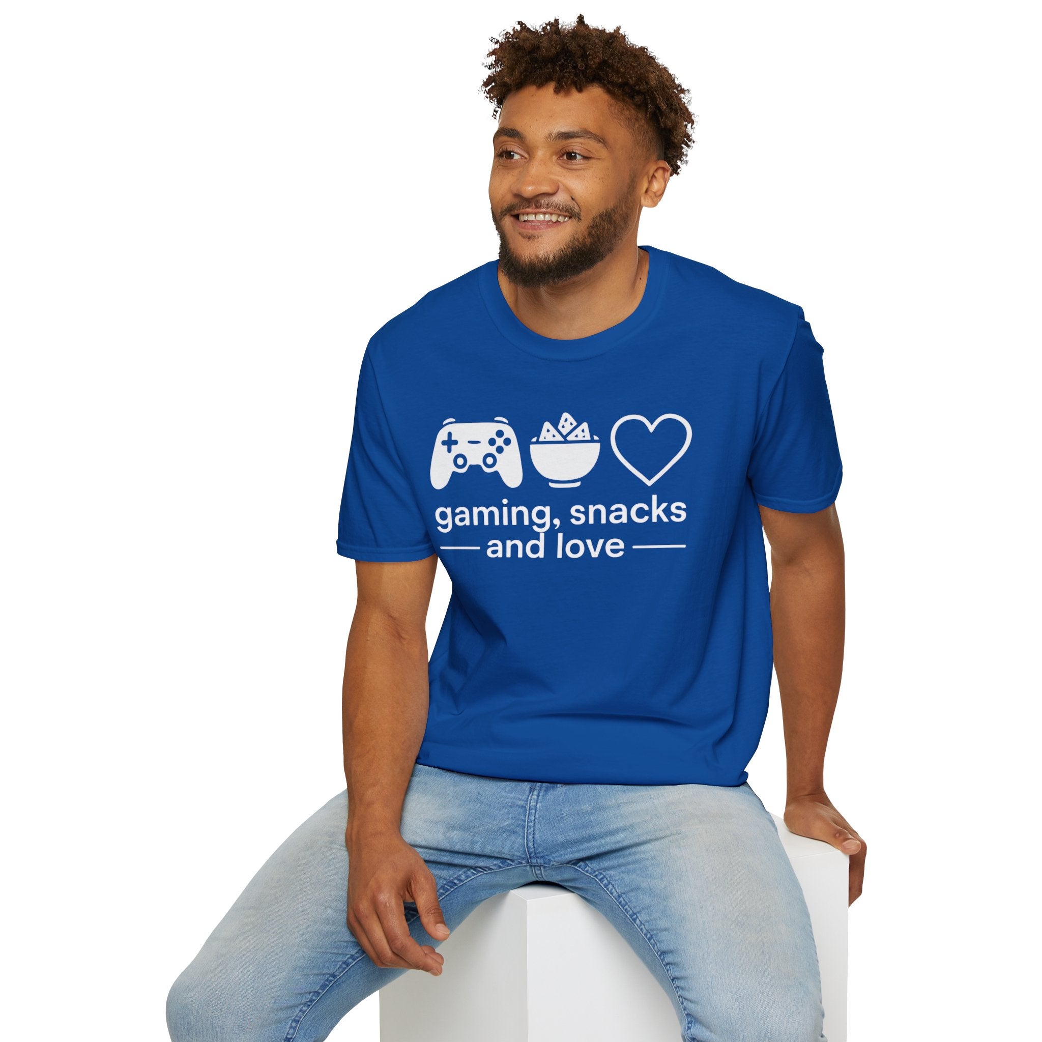 Gaming, Snacks and Love, Gamer T-shirt
