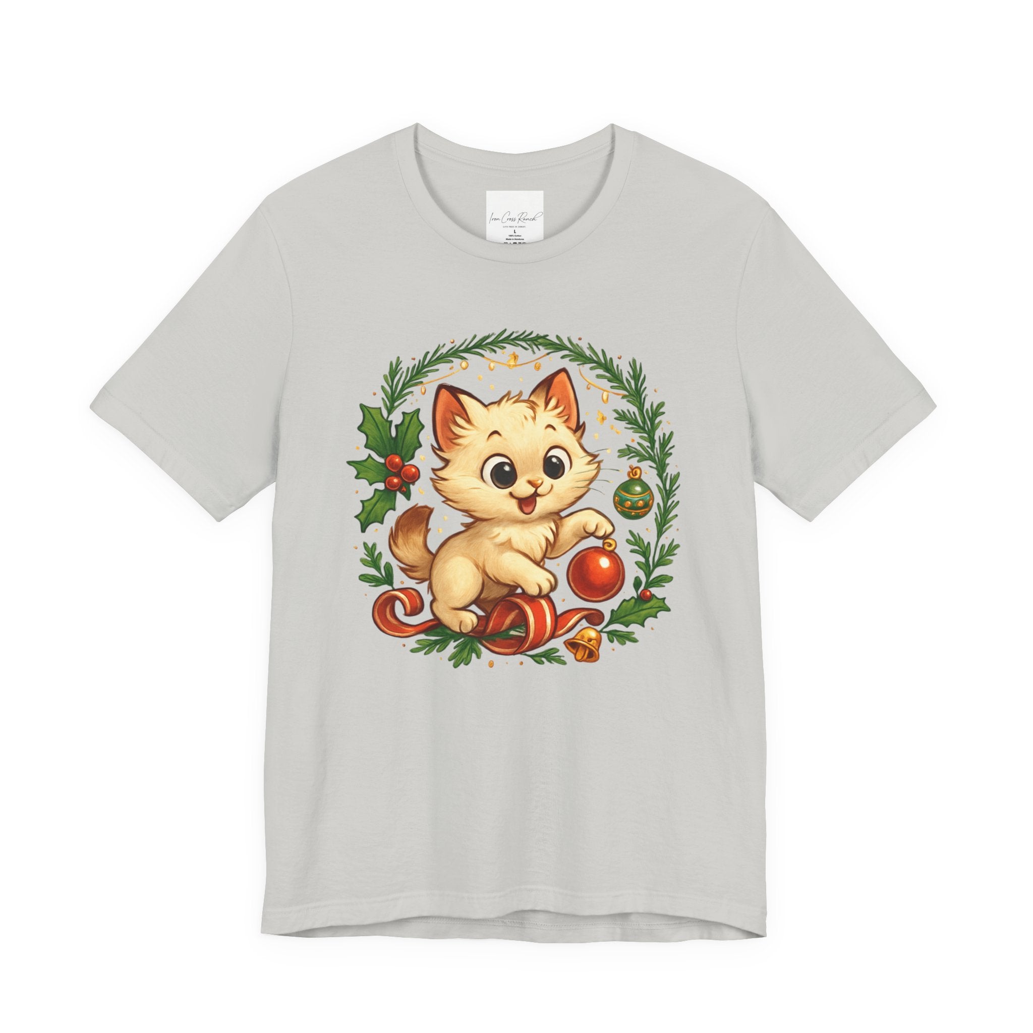 Christmas Kitten Play T-Shirt