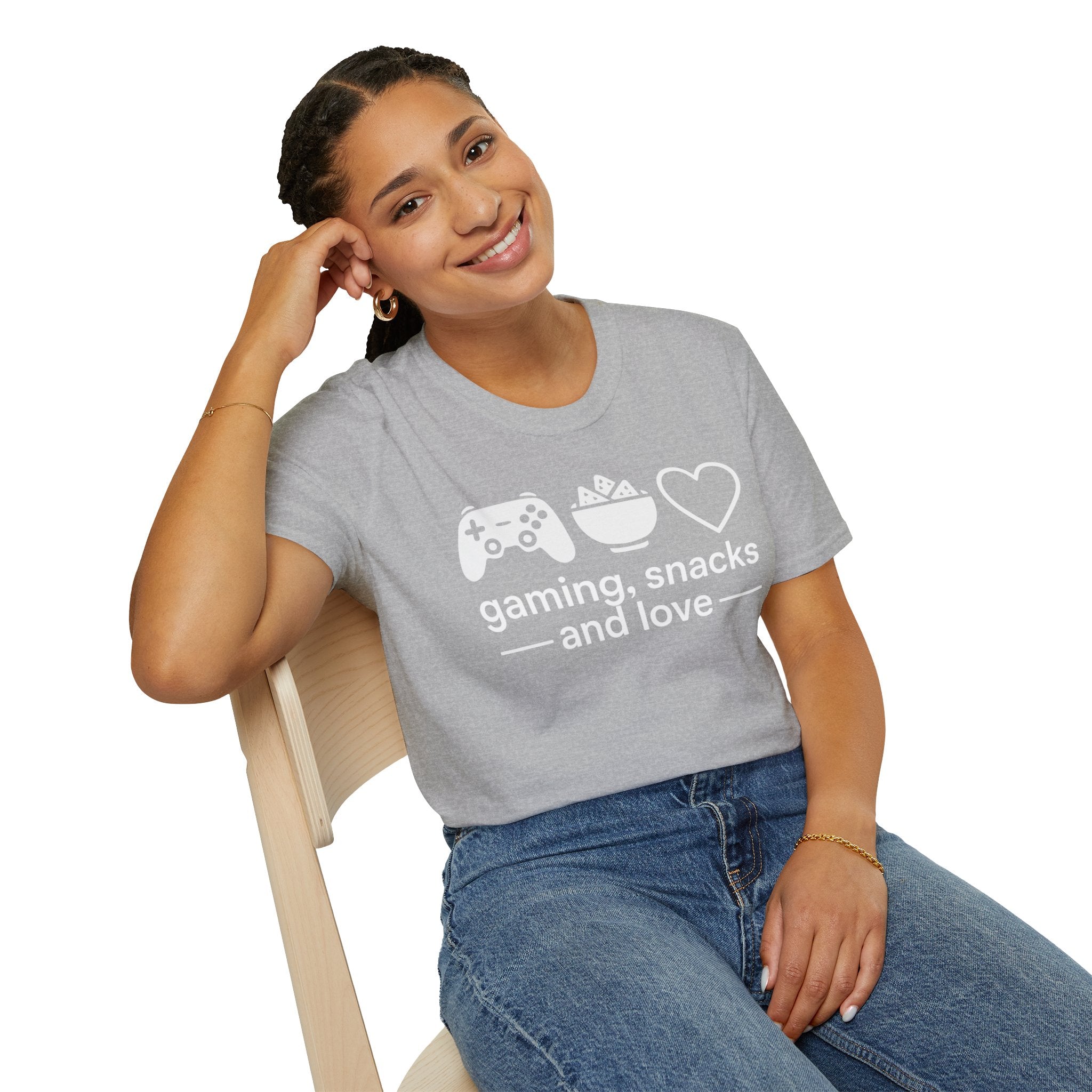 Gaming, Snacks and Love, Gamer T-shirt