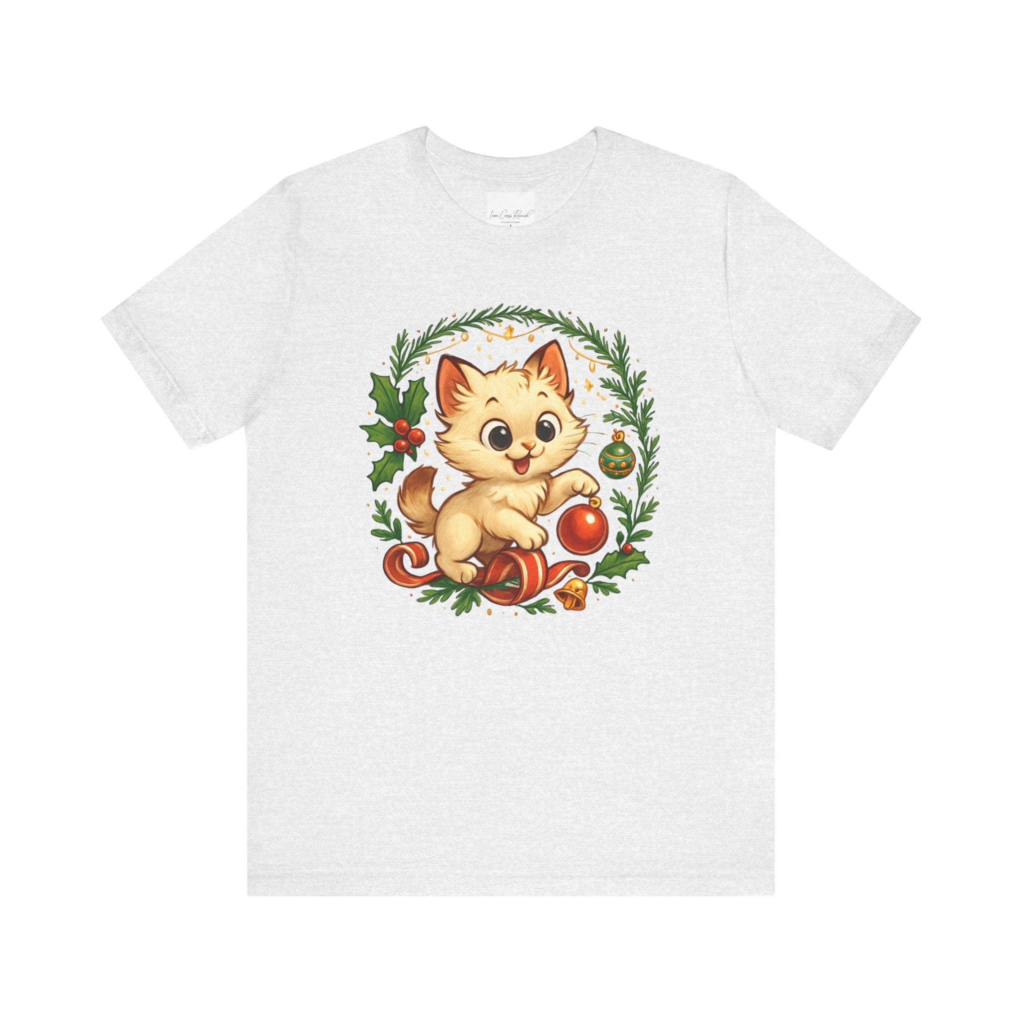 Christmas Kitten Play T-Shirt