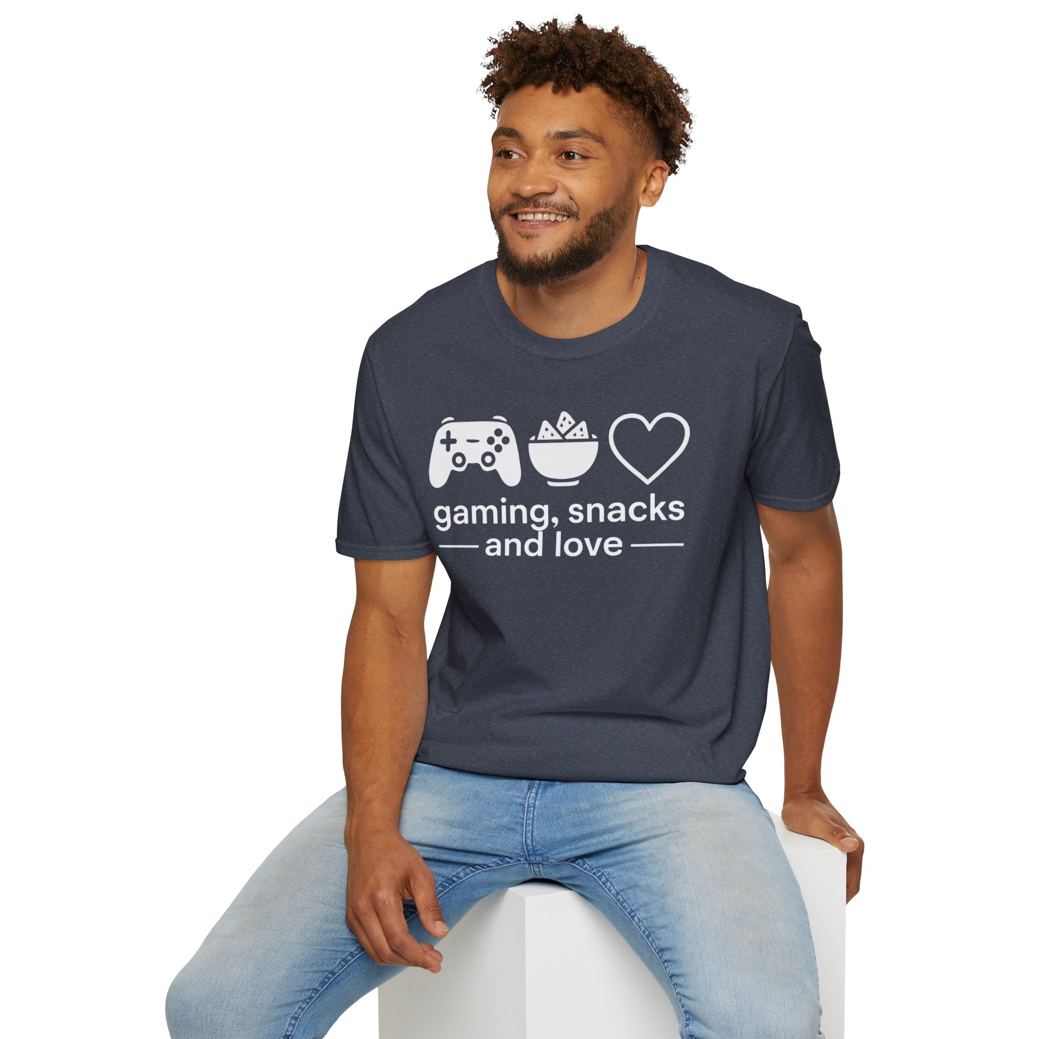 Gaming, Snacks and Love, Gamer T-shirt