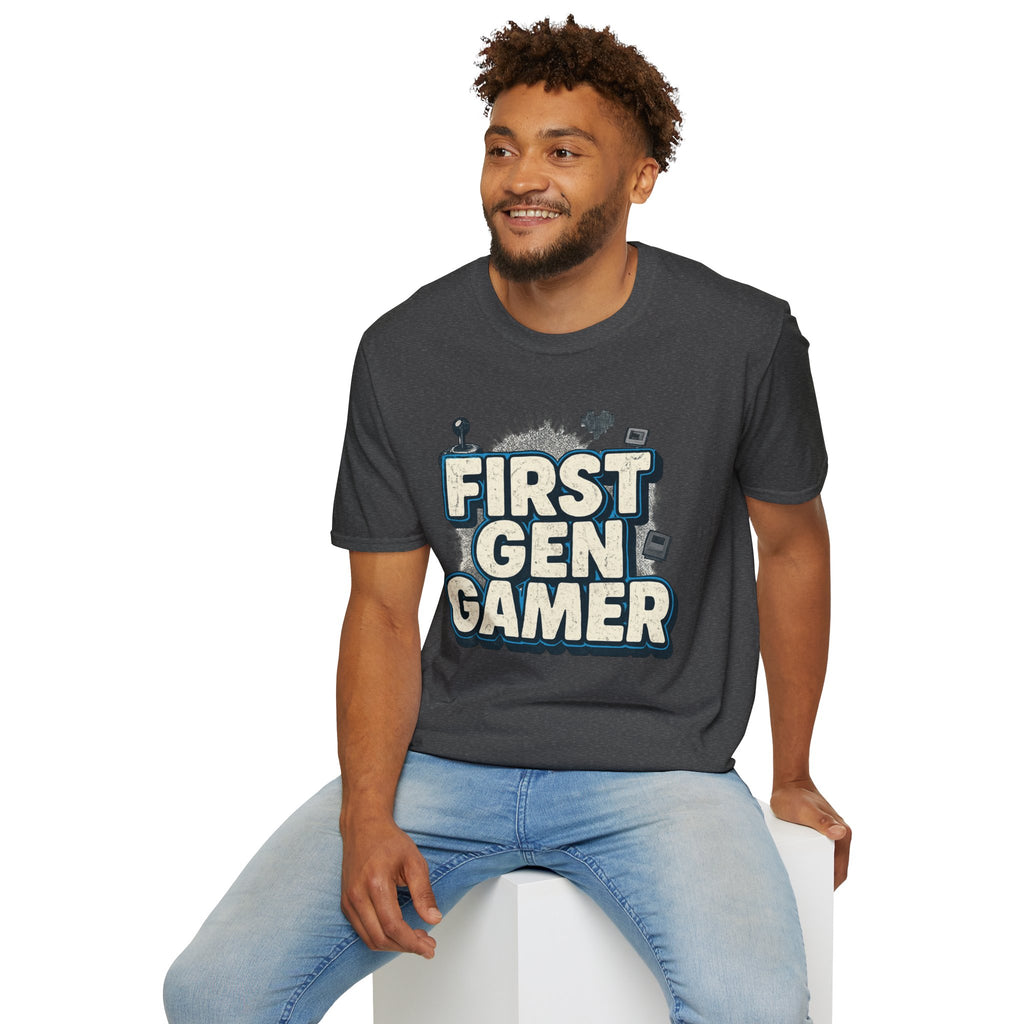 First Gen  Gamer, Blue Outline