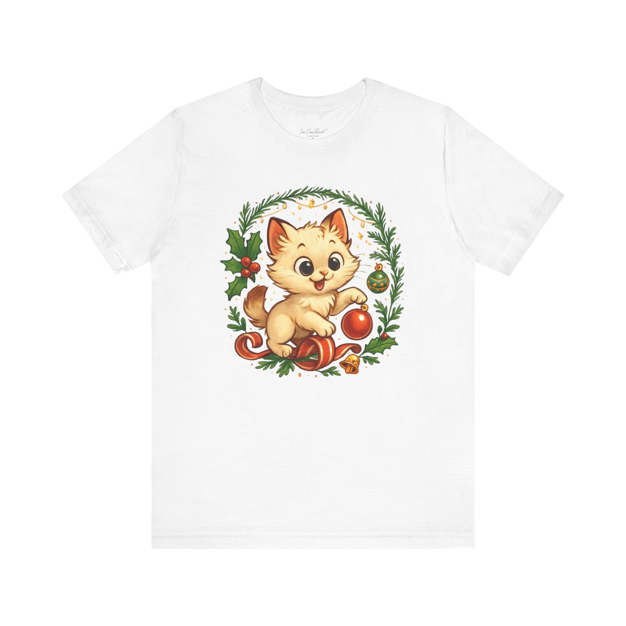 Christmas Kitten Play T-Shirt