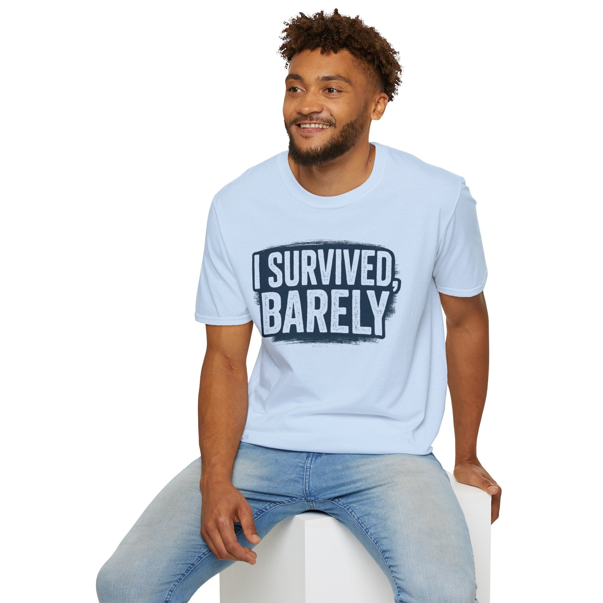 I Survived Barely  Gamer T-Shirt