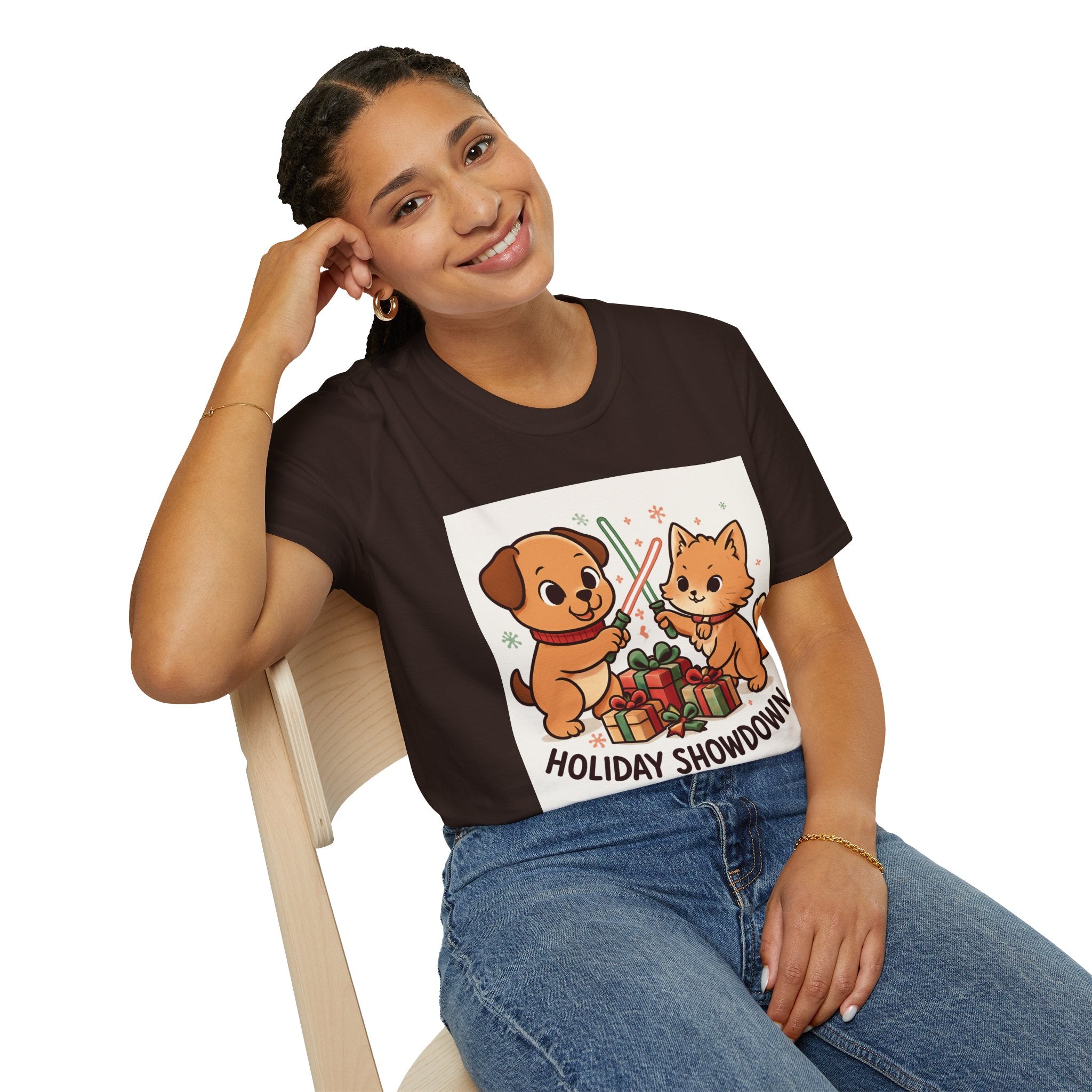 Holiday Showdown Kitten, Puppy T-Shirt