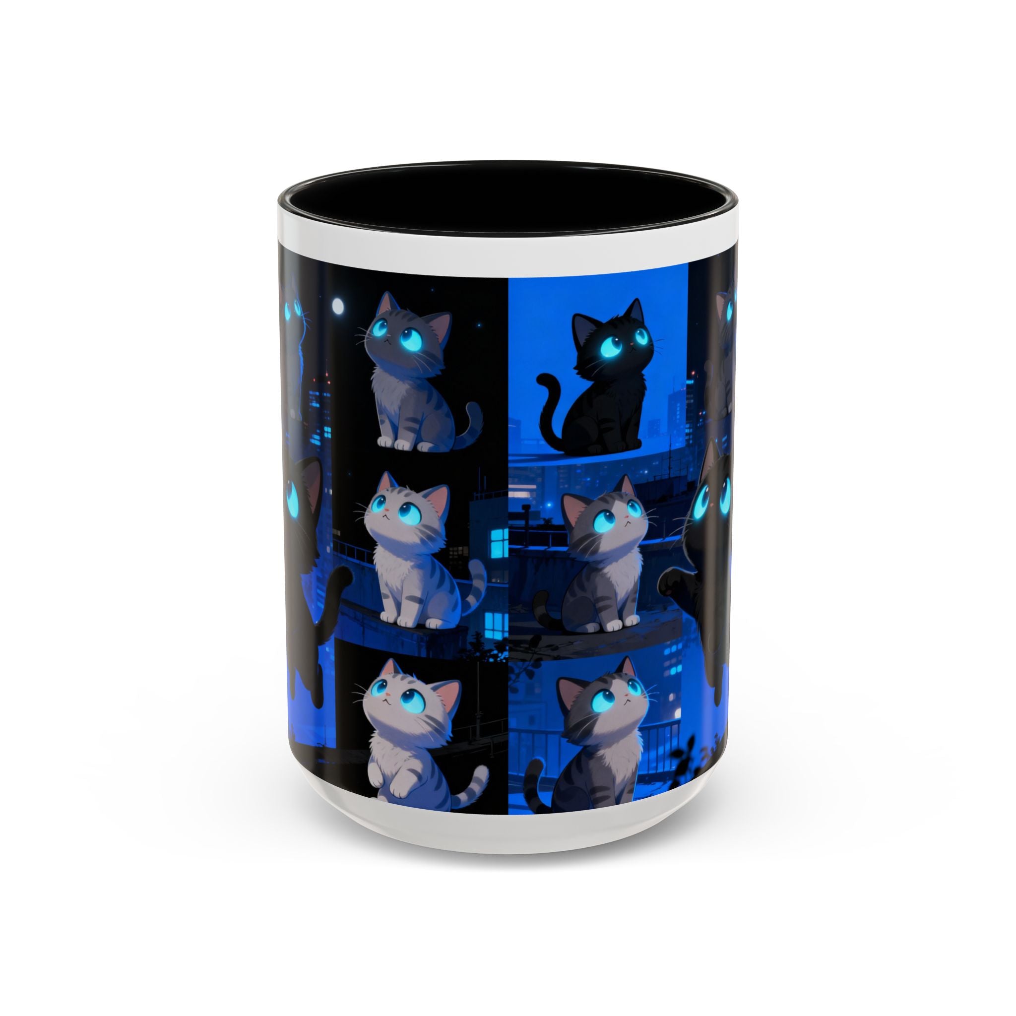 Mug, Cute Kitten Coffee Cup, Cat Lover Gift, Animal Tea Cup, Ceramic Drinkware, Pet Owner Present, Kitty Lover Mug