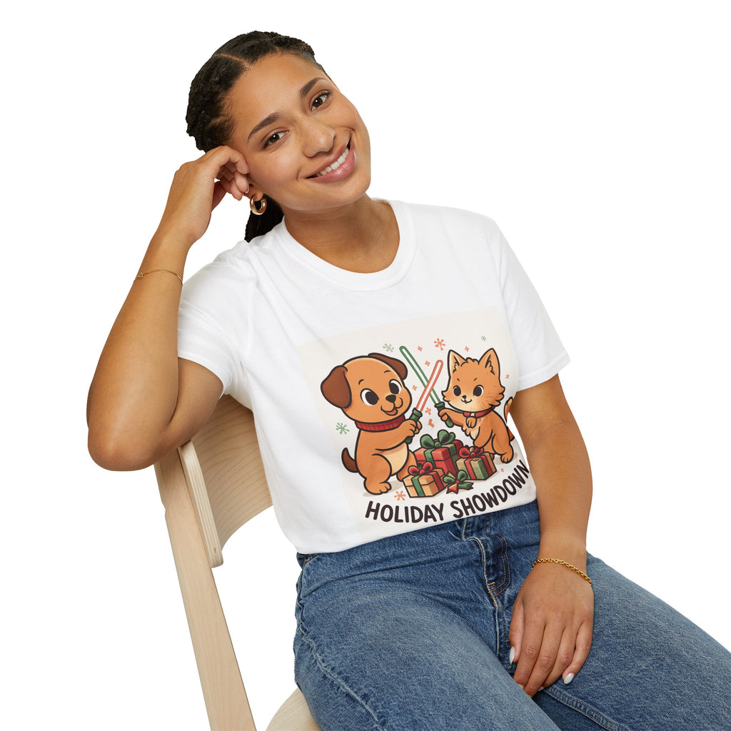 Holiday Showdown Kitten, Puppy T-Shirt