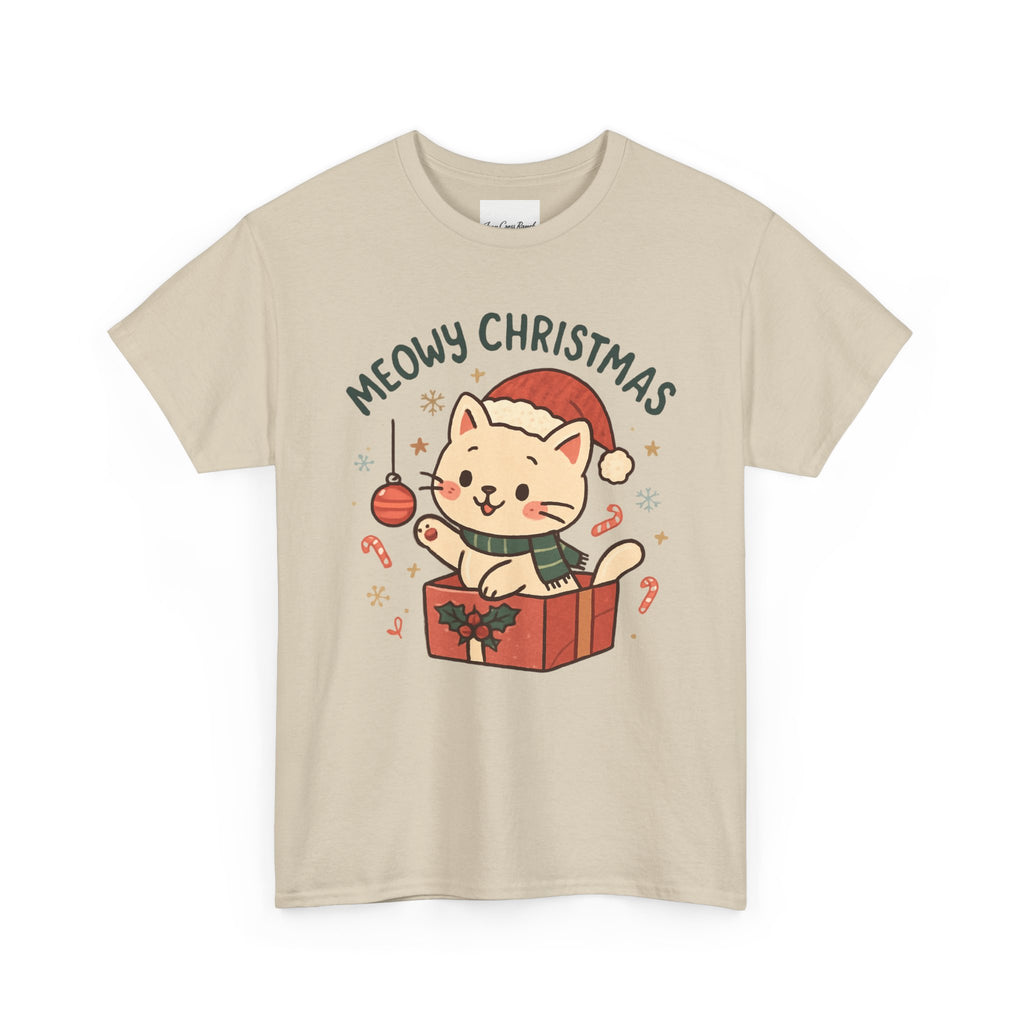 Meowy Christmas Cat Tee