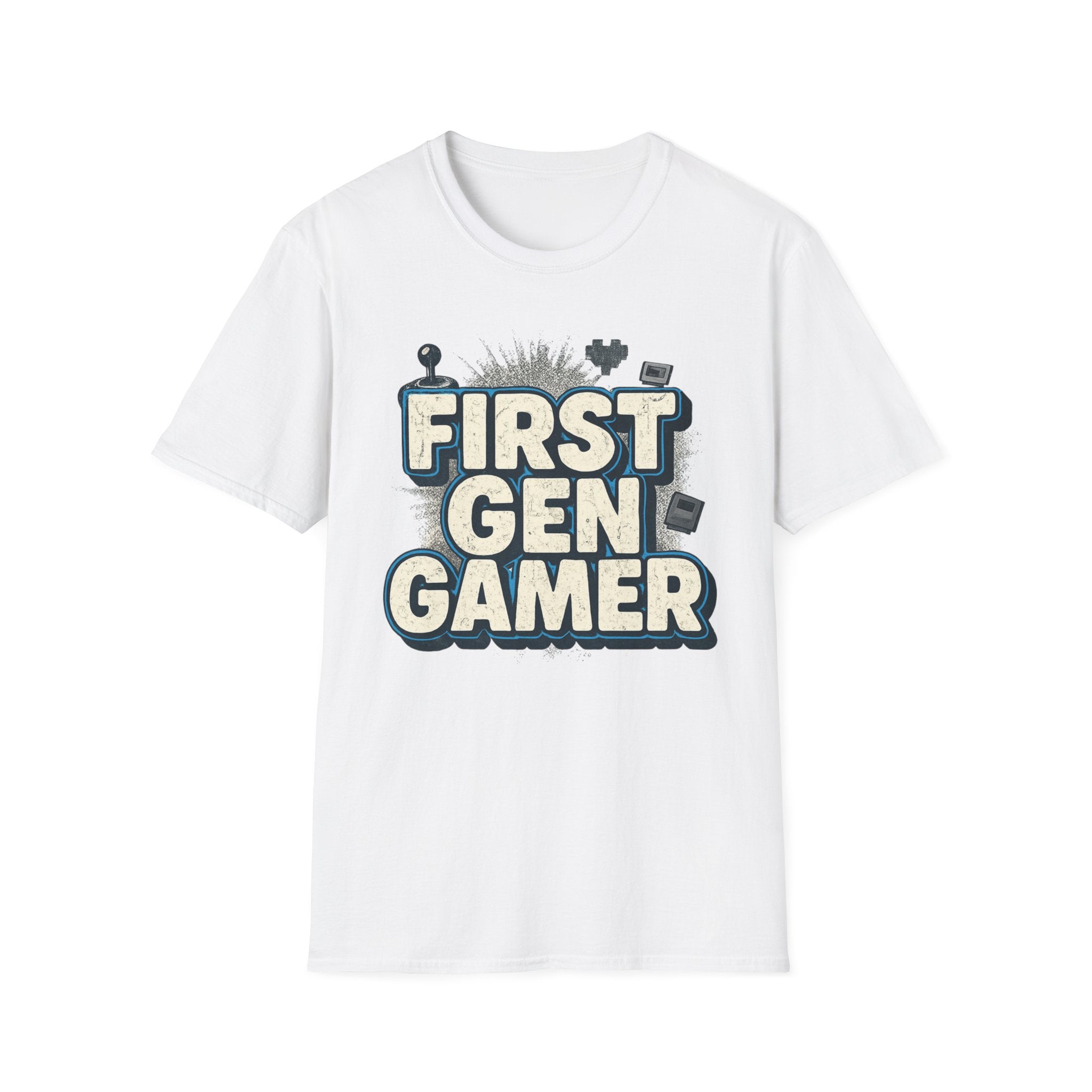 First Gen  Gamer, Blue Outline