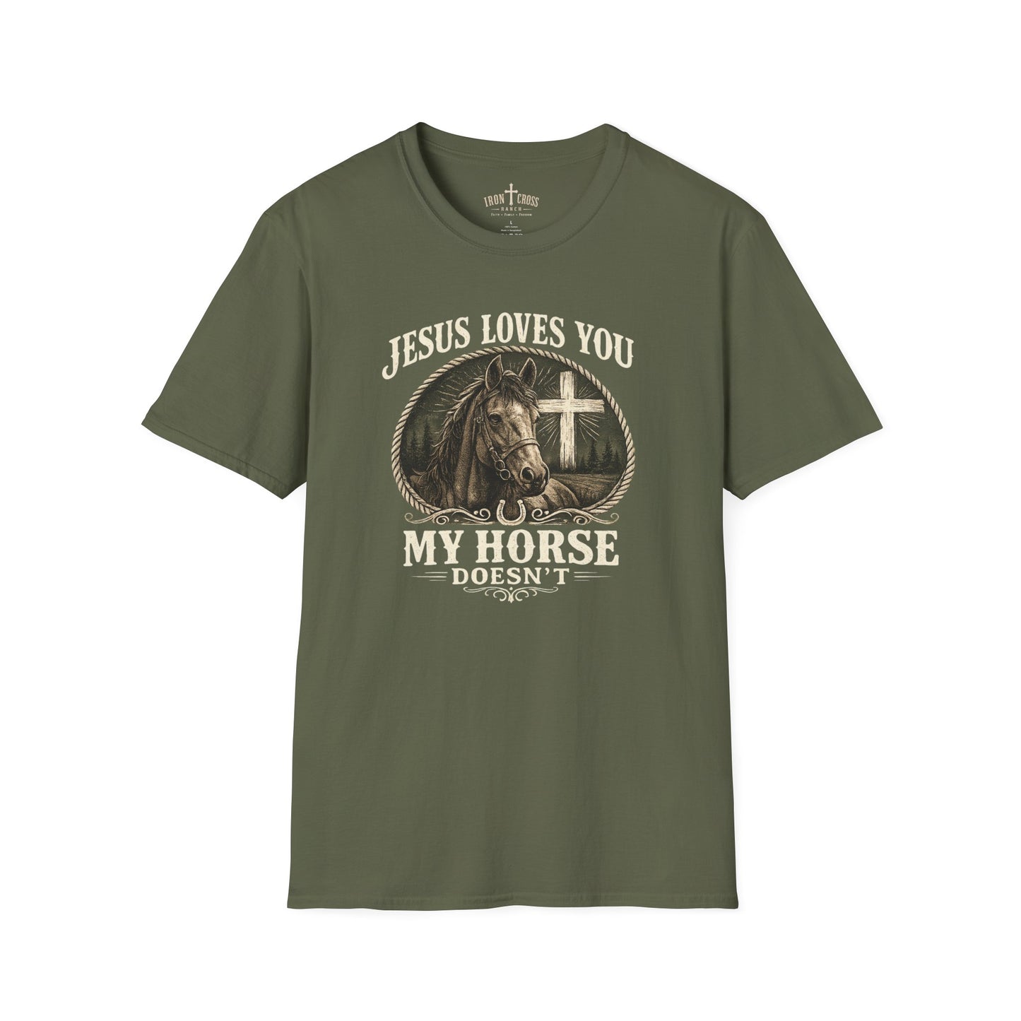 JESUS LOVES YOU MY HORSE DOESN'T