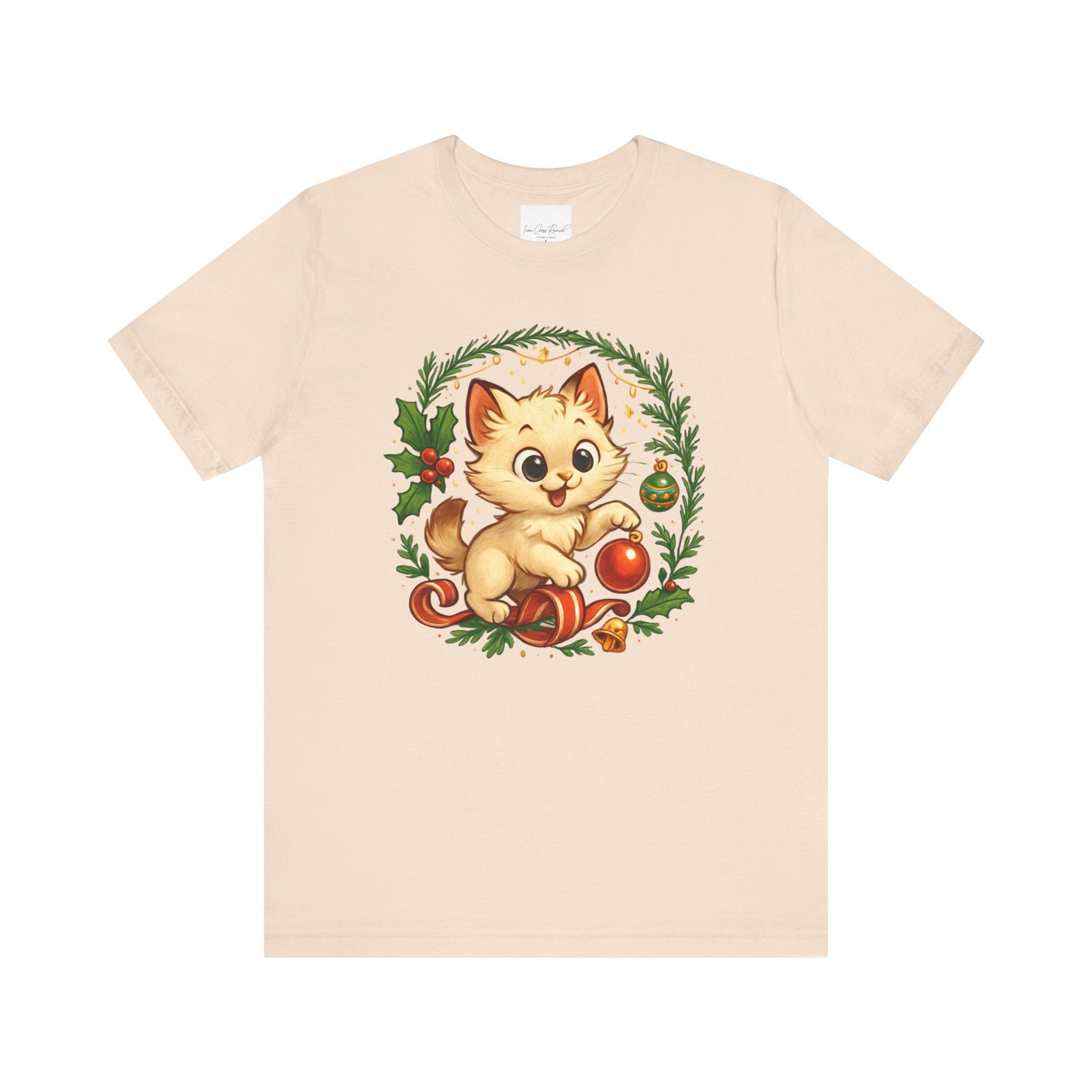 Christmas Kitten Play T-Shirt