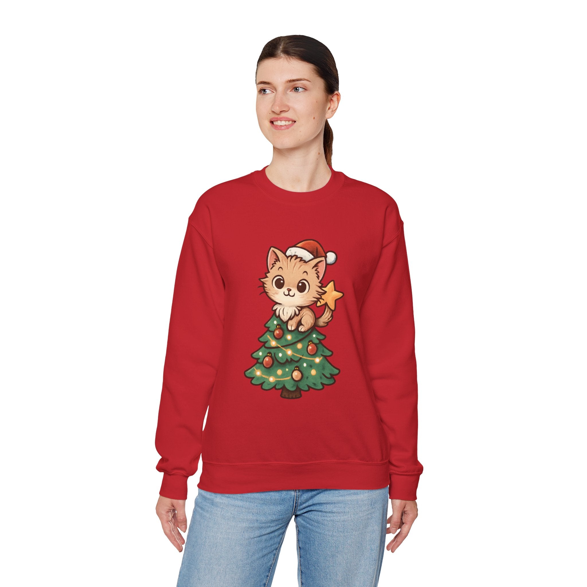 Christmas Cat -Sweatshirt