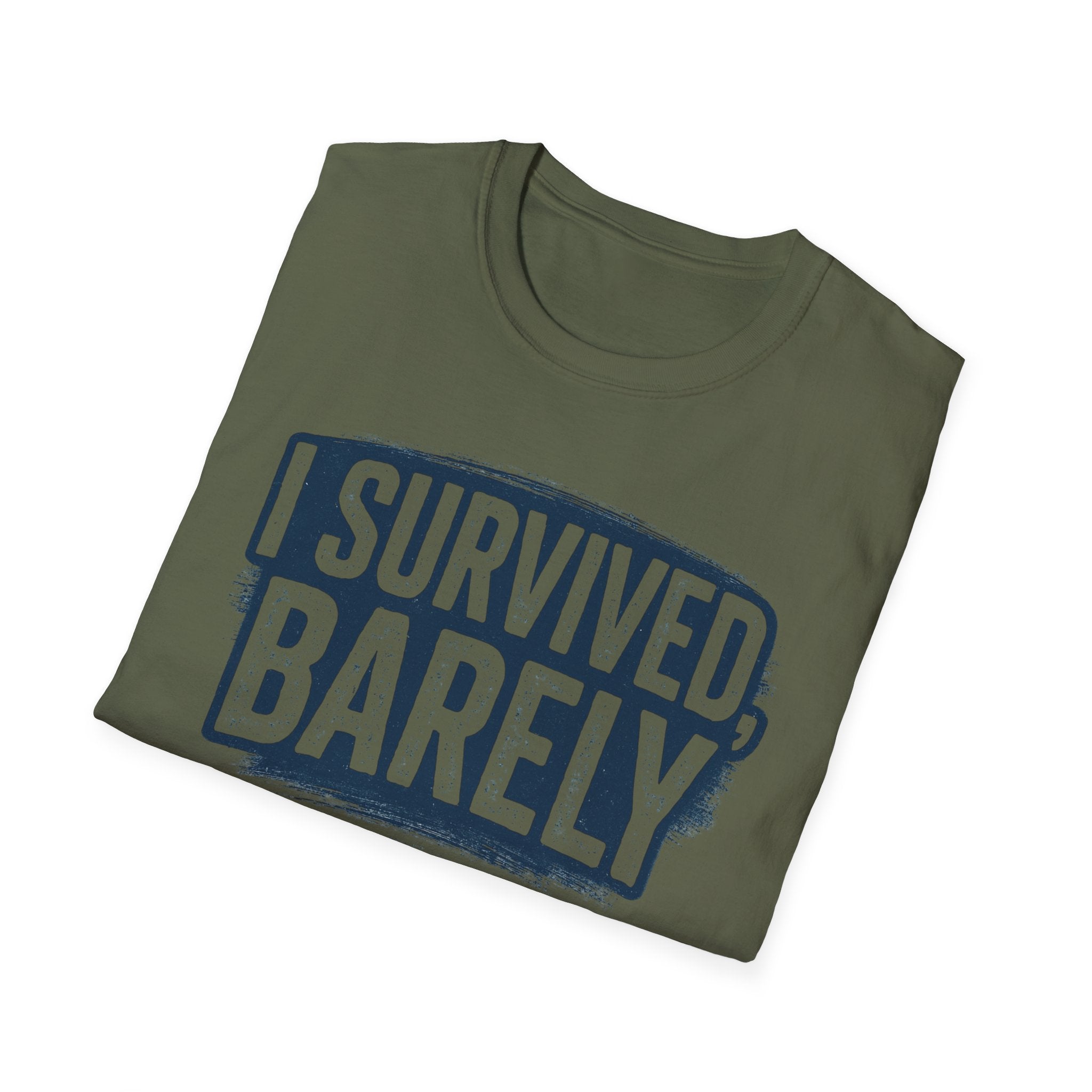 I Survived Barely  Gamer T-Shirt