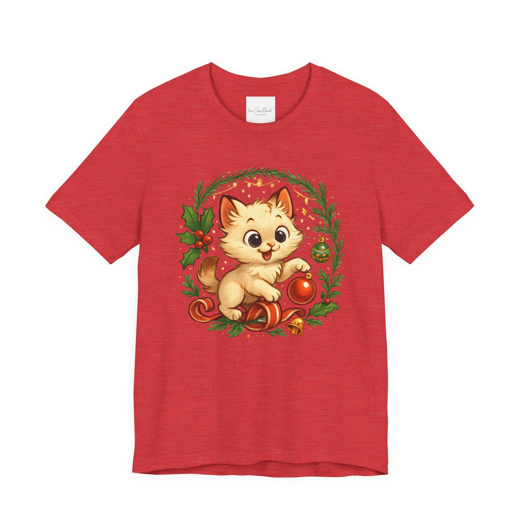 Christmas Kitten Play T-Shirt