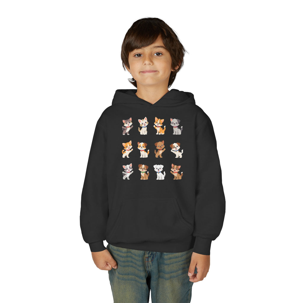 Pet Lover Hoodie - Cute Puppies and Kittens Christmas Sweatshirt