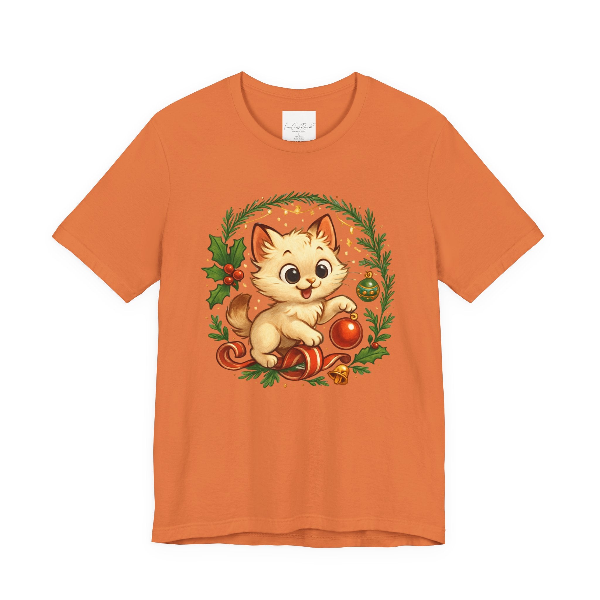 Christmas Kitten Play T-Shirt
