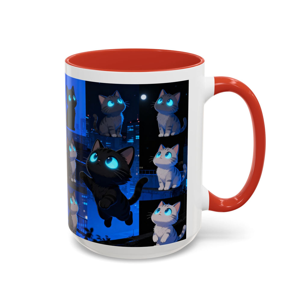 Mug, Cute Kitten Coffee Cup, Cat Lover Gift, Animal Tea Cup, Ceramic Drinkware, Pet Owner Present, Kitty Lover Mug